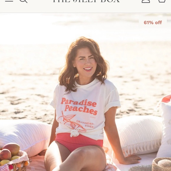 Paradise Peaches tee #Jillian Harris Jacksonrowe - Picture 4 of 13